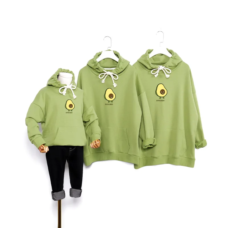 

Family Matching Sweatshirts Autumn Winter Father Son Hoodies Mom and Daughter Son Matching Clothes Boys Sports Clothing Shirts