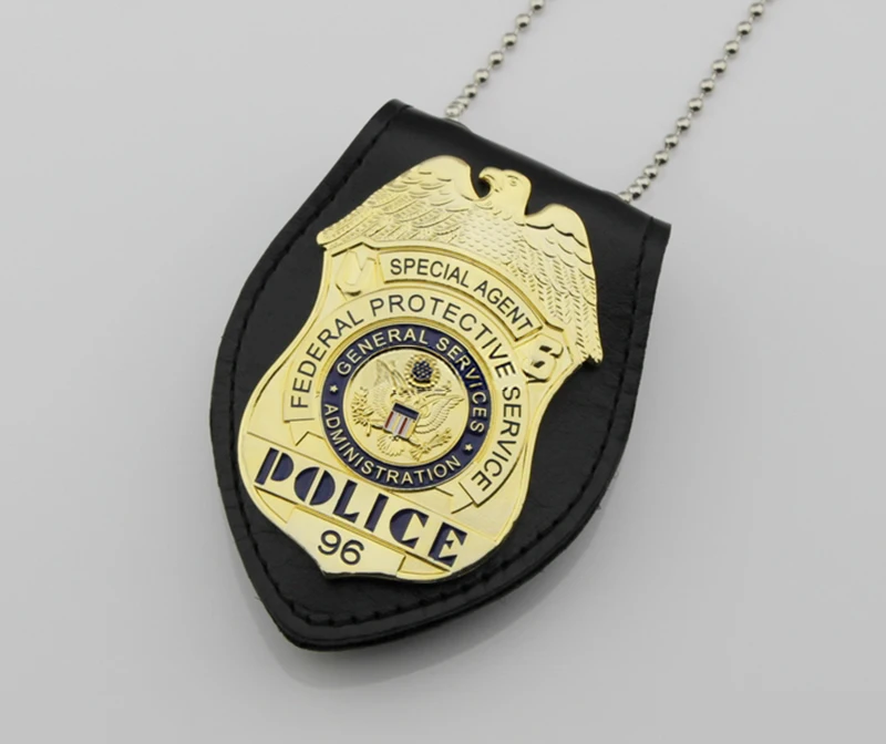 Классический специальный агент полиция 96 значок FEDERAL Защитная служба общие