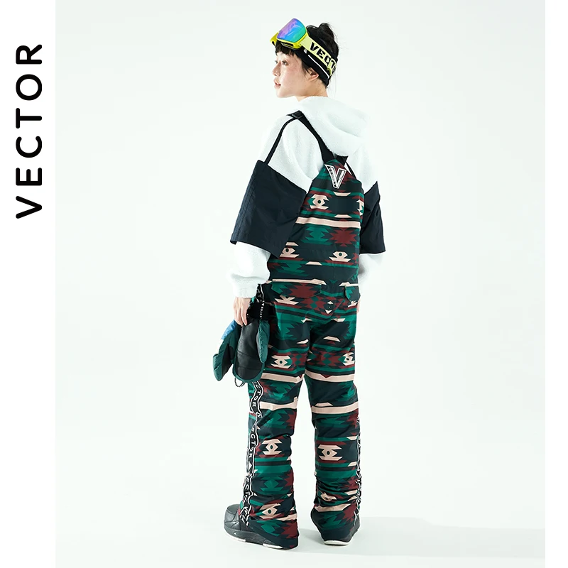 VECTOR New Style Men's and Women's Ski Jacket Bib Pants Winter Warm Windproof Waterproof Outdoor Sports Snowboard | Спорт и