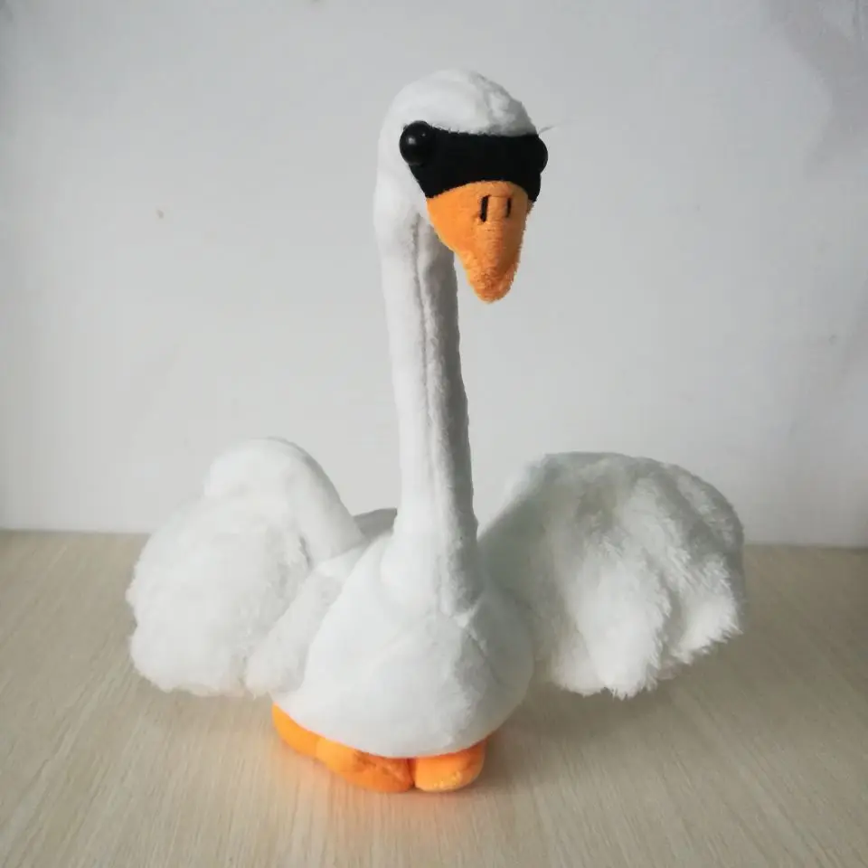 

cartoon white swan about 28cm plush toy soft doll baby toy birthday gift s1228