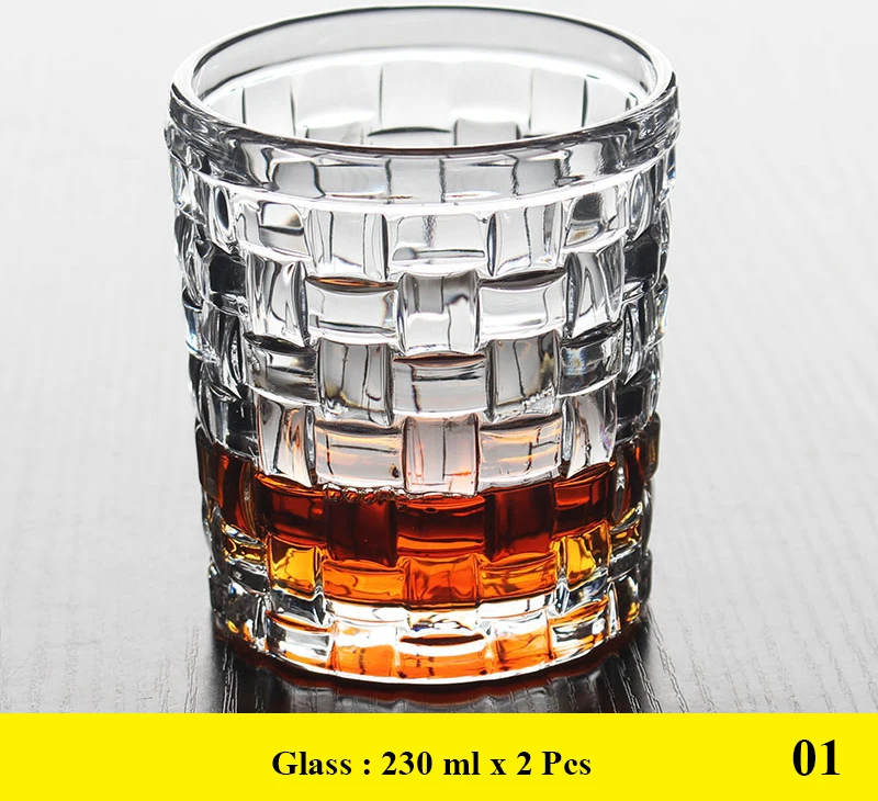 

2 Pcs/lot Wine Glass Mug Crystal Beer Whiskey Shot Glass Cup Vodka Drinking Bar Club Beer Wine Glass Bottle 200902-09