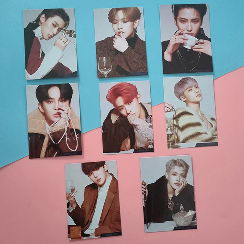 8 шт./компл. Фотокарта Kpop ATEEZ открытка TREASURE EP.FIN все в действие альбом фото карта KPOP