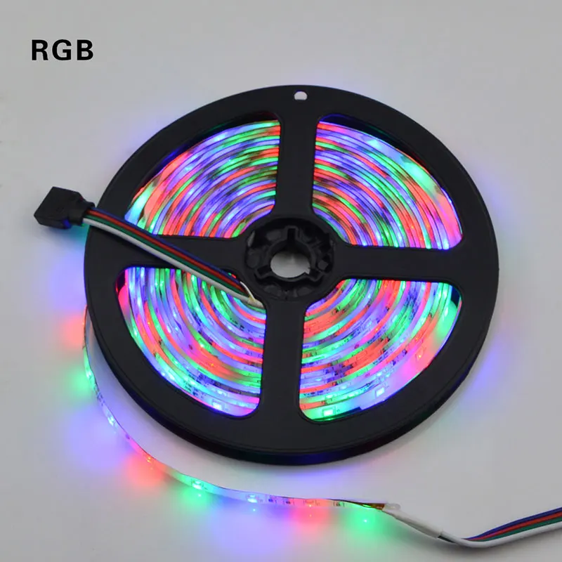 5 м или 10 м/упак. 2835 SMD более яркий, чем 3528 5050 SMD светодиодный светильник 12 В постоянного тока 60 Светодиодный s/M Внутренняя декоративная лента белый синий красный - Испускаемый цвет: changeable
