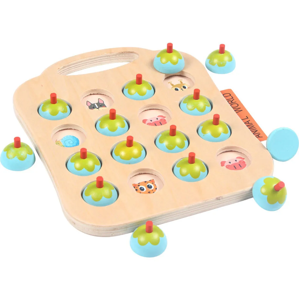 Детские развивающие игры интеллектуальная игра-головоломка Iq деревянная память