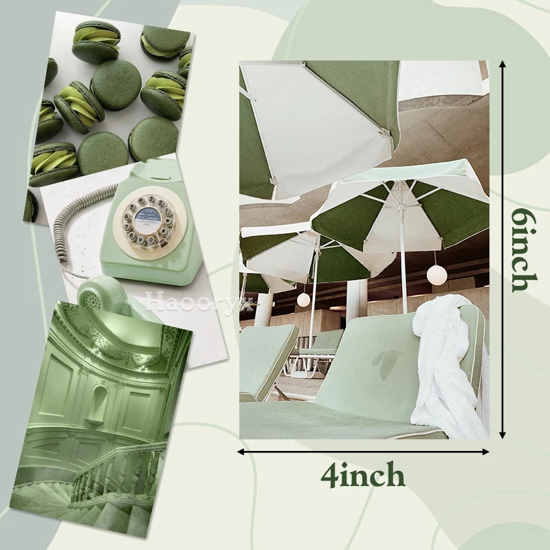 50 шт. шалфей зеленый маття эстетический настенный коллаж комплект авокадо