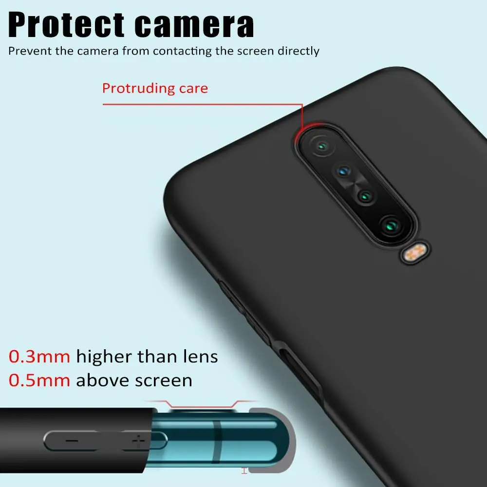Чехол для Xiaomi Redmi Note 9 10 Pro Max 9S мягкий ТПУ тонкий противоударный матовый чехол Note10
