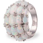 Оптовая продажа, металлические кольца с натуральными камнями для женщин, женские кольца, обручальное кольцо для женщин, роскошные украшения