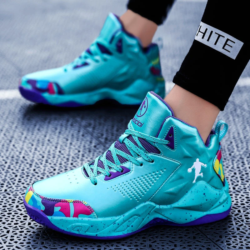 

Fashion Thick Sole High top Bsketball Shoes Men Hip hop Sneakers Outdoor Sports Shoes Men Protective High Boots Basket Trainers