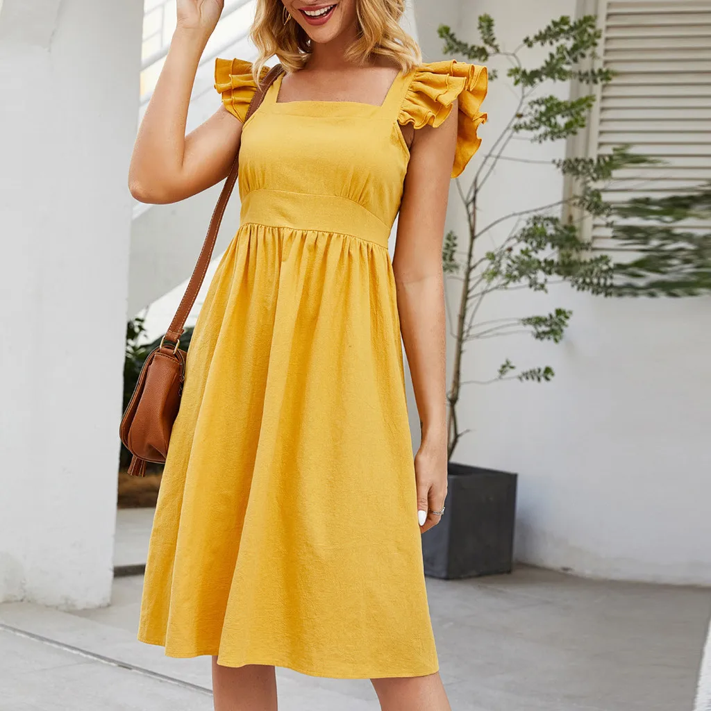 Новое платье без рукавов с открытой спиной для женщин модное кружевное