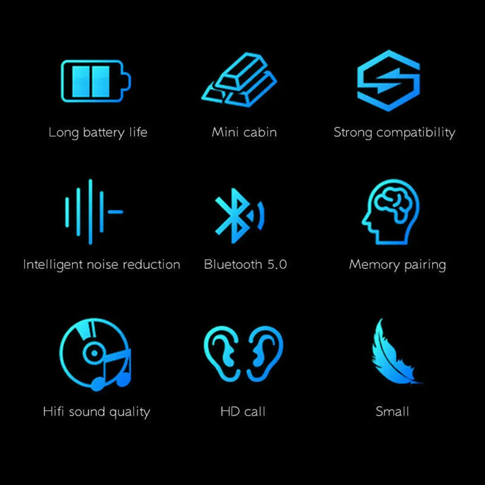 M7 TWS Bluetooth 5,0 наушники беспроводные наушники дисплей питания спортивные стерео беспроводные наушники гарнитура с зарядным устройством