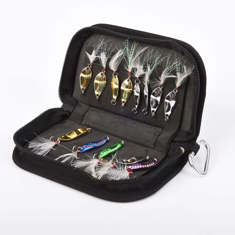 

Fishing Lure Bag 18cm*11cm*4cm Hard Lure waterproof Paillette Bag Fishing Tackle Bag Portable large capacity Tool