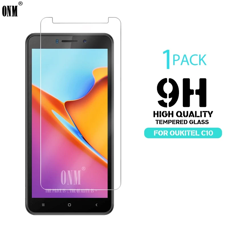 Закаленное стекло для OUKITEL C10 Защитное экрана 2.5D 9H Премиум защитная пленка| |