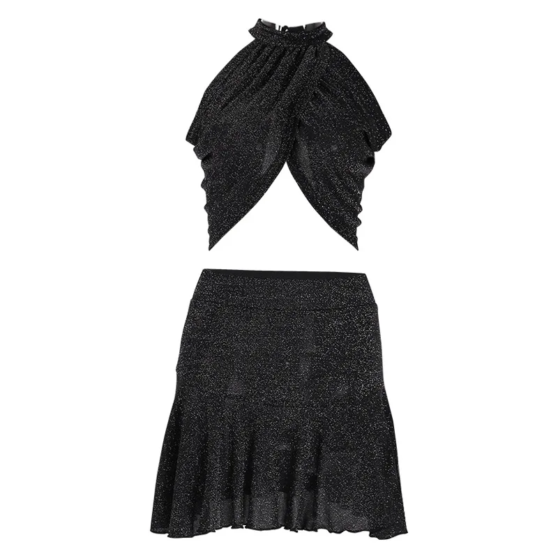 Юбка с запахом и лямкой на шее 2 шт. |