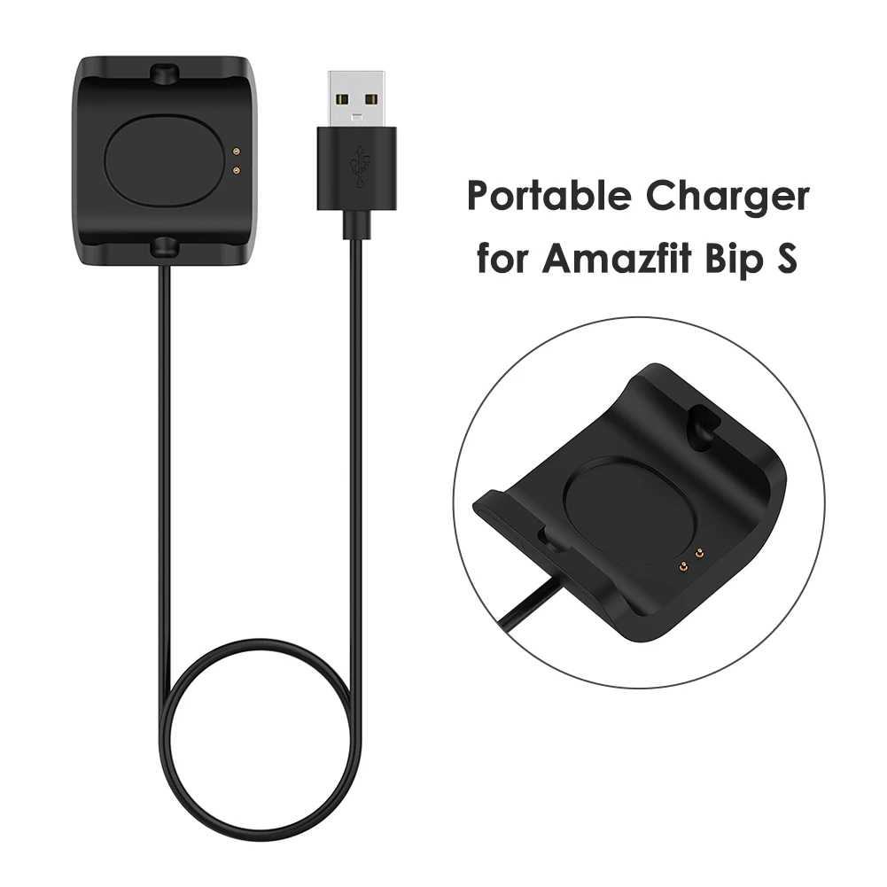 

USB Charger 3 Feet Cable Elegant Watches Comfortable Element for Amazfit Bip S A1805 Smartwatch Fast Charging Cord