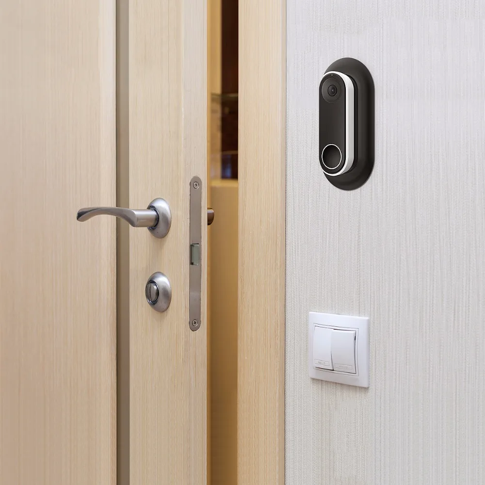 Nest Hello настенный защитный чехол, совместимый с регулируемым клиновидным двойным покрытием, УФ-стойкий Жесткий ABS Материал матовая отделка