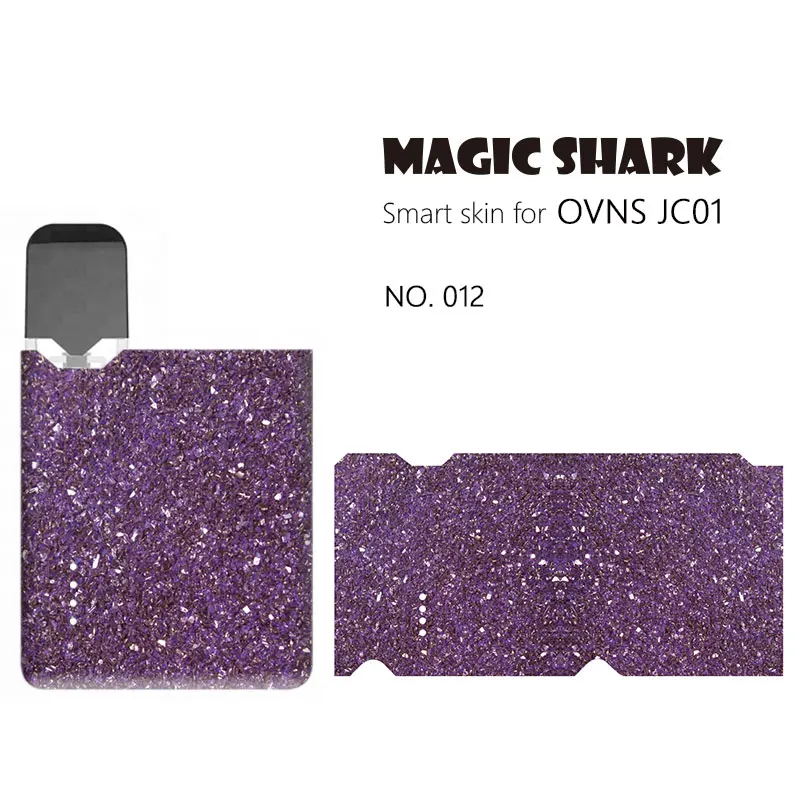 Magic Shark 2019 New Wood Print Skull Leaf Bumpy Sticker Skin Film Case Cover for OVNS JC01 E Cigar 012-021 | Мобильные телефоны и