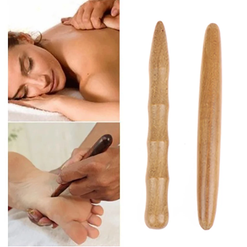 

Natural Wooden Spa Foot Body Massage Stick Relieve Muscle Soreness Bamboo Smooth Acupuncture Stick Acupuncture Relaxing Tool