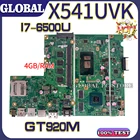 Материнские платы X541UVK, материнская плата для ноутбука ASUS X541UJ X541UV X541U F541U A541U 100%, протестированная оригинальная материнская плата, модель GT920M