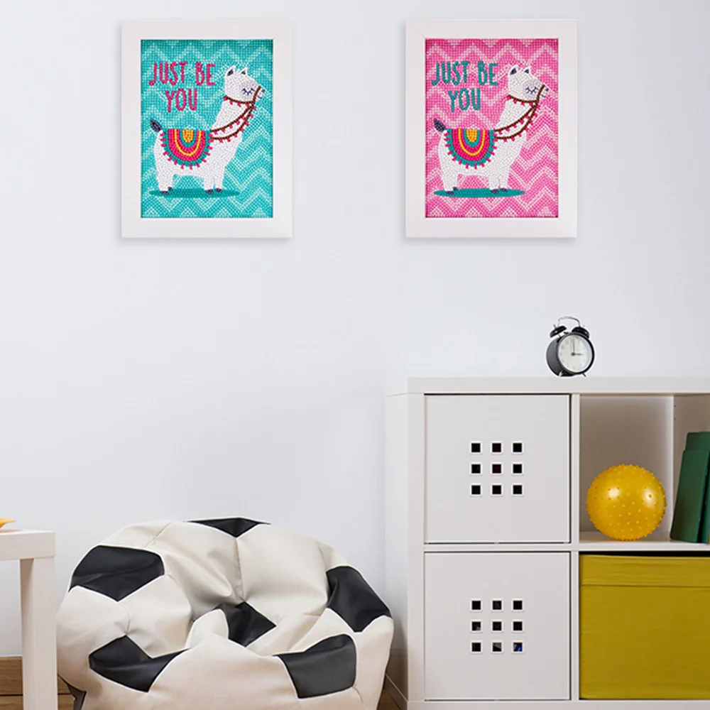 

Diamond Painting by Number Kits for Kids Deer Cartoon Animal Crystal Rhinestone 5D Diamond Embroidery Paintings Pictures Arts