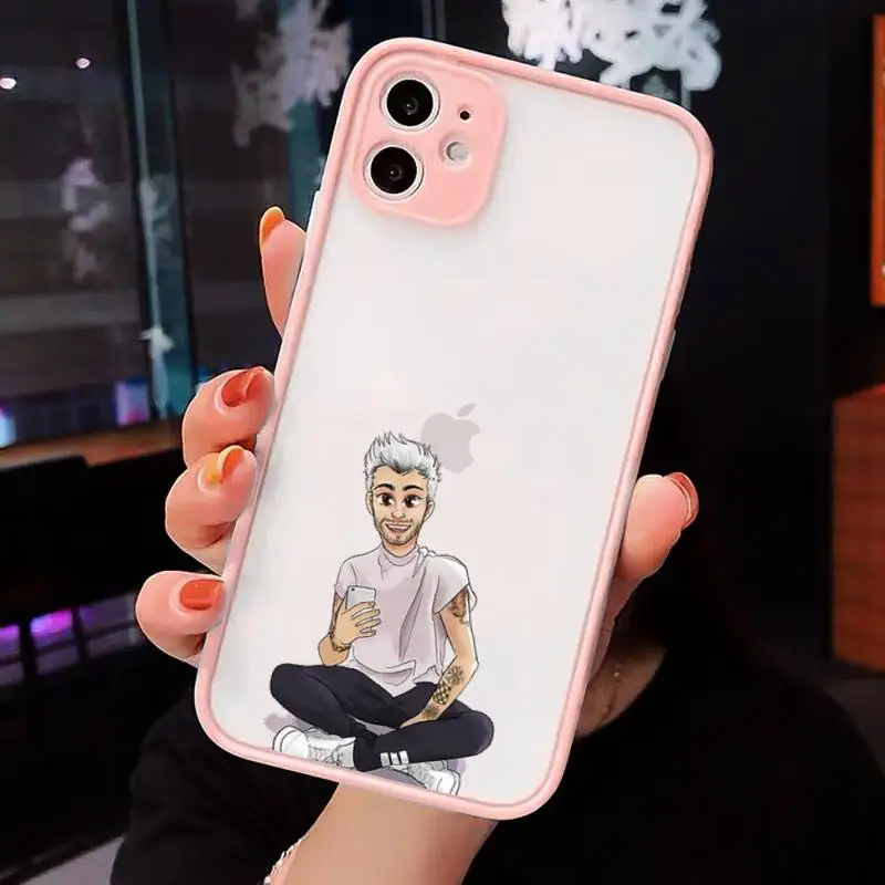 

Zayn malik one direction Phone Cases matte transparent For iphone 7 8 11 12 plus mini x xs xr pro max cover