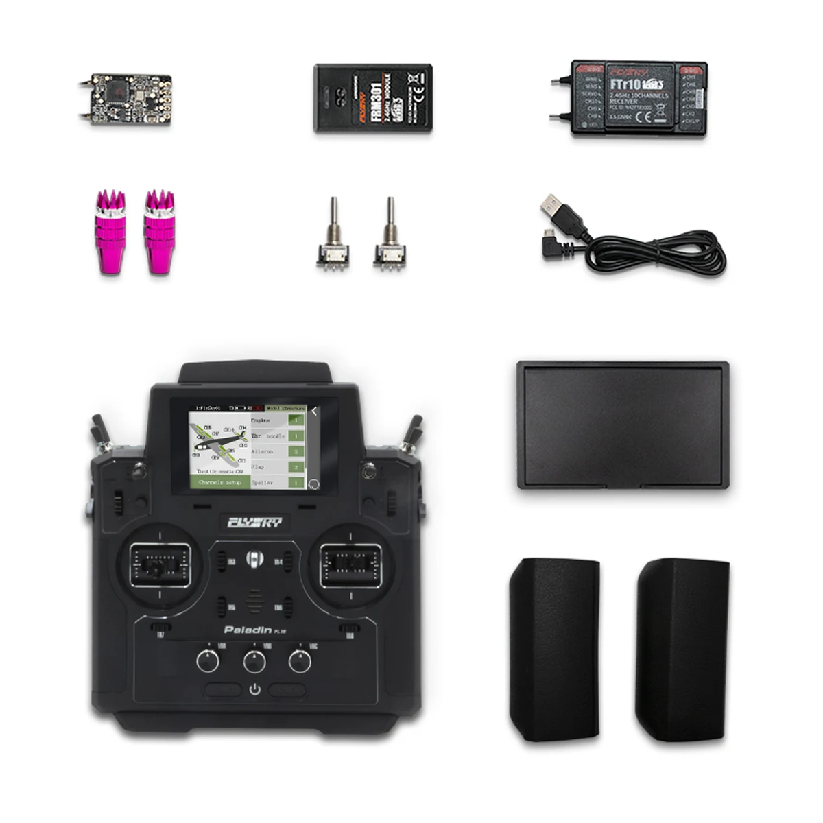 Flysky FS PL18 Paladin 18CH 2,4G RC передатчик с FS-FTr10+ FTr16S приемник сенсорный экран для RC FPV гоночный Дрон аксессуары