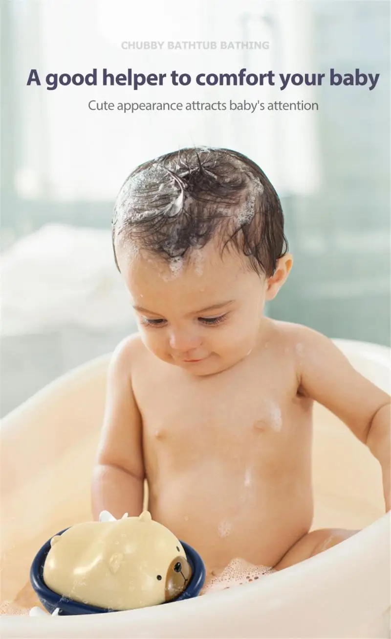 1 шт. детская Ванна Игрушка Щенок Заводной каяк плавательный медведь привлекает