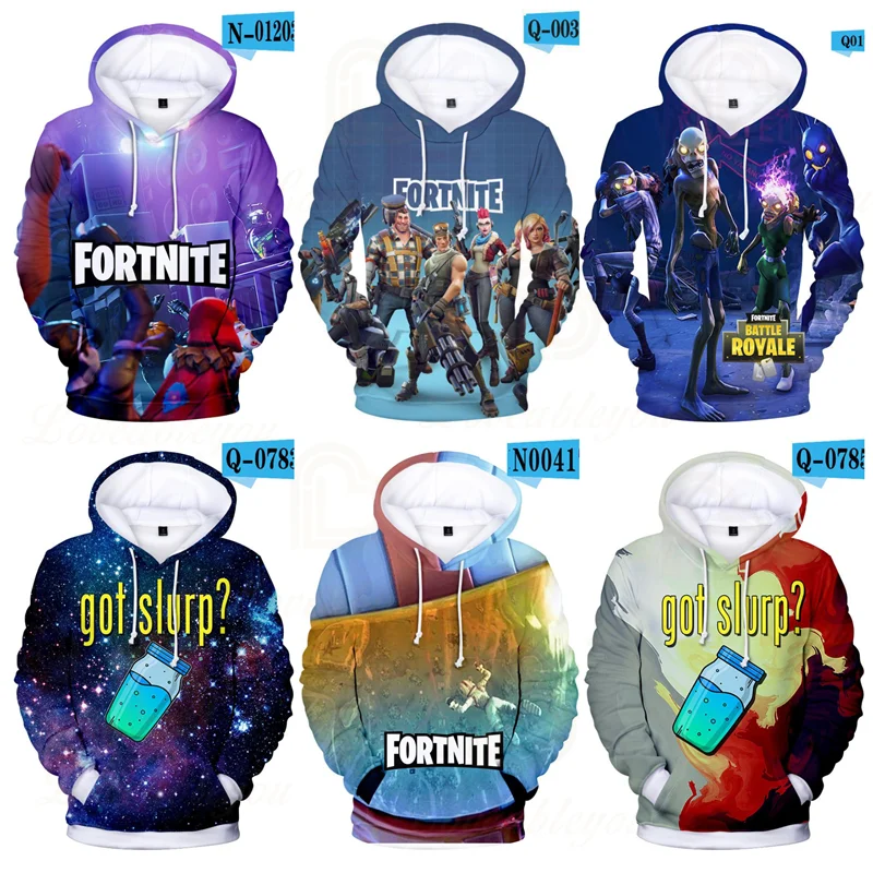 

Fortnite Women Sweatshirt Victory 6 To 19 Years Kids Teen Clothes Hero Hoodie Cartoon Battle Royale 3D Hoodie Boys Girls Tops