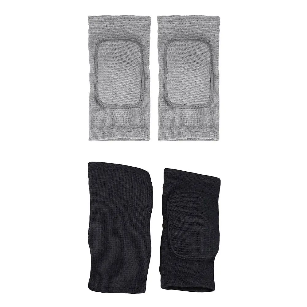 

2 Pairs of Kneepads Elastic Knee Pads Knee Protectors Fitness Sport Kneecaps