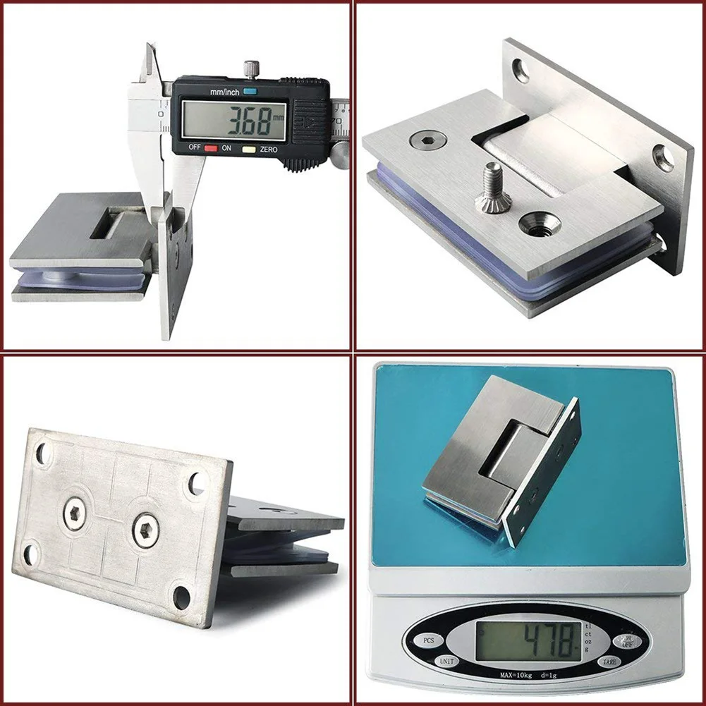 90 градусов стеклянная дверь шкаф витрина зажим нержавеющая сталь скошенный