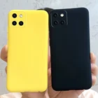 Чехол для Samsung A03 A03s, чехлы для телефонов желто-черного цвета, симпатичная задняя крышка из жидкого силикона для Samsung Galaxy A03 A035F A03S, чехол