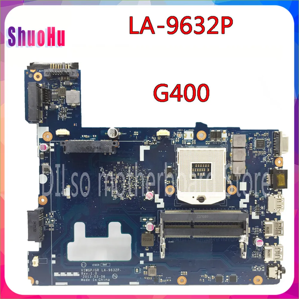 KEFU LA 9632P для Lenovo G400 материнская плата ноутбуков портативных ПК HM70 (для Pentium