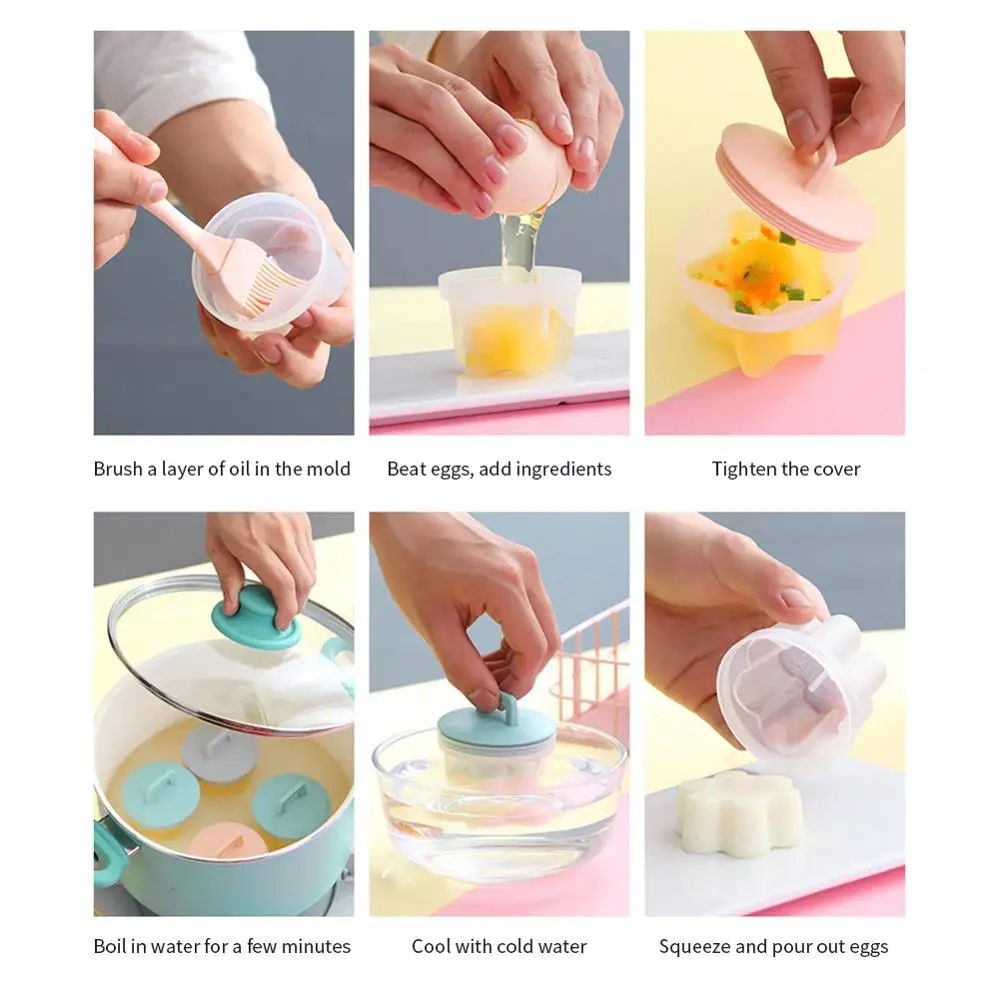 4 шт./компл. Кухня силиконовая подставка для яйца чайник яйцо Плита жесткий варить