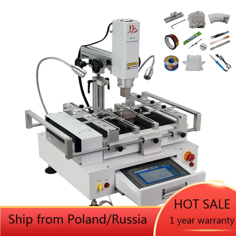 Паяльная станция R690 V.3 BGA наладочная с 3 зонами сварочный аппарат лазерной точкой