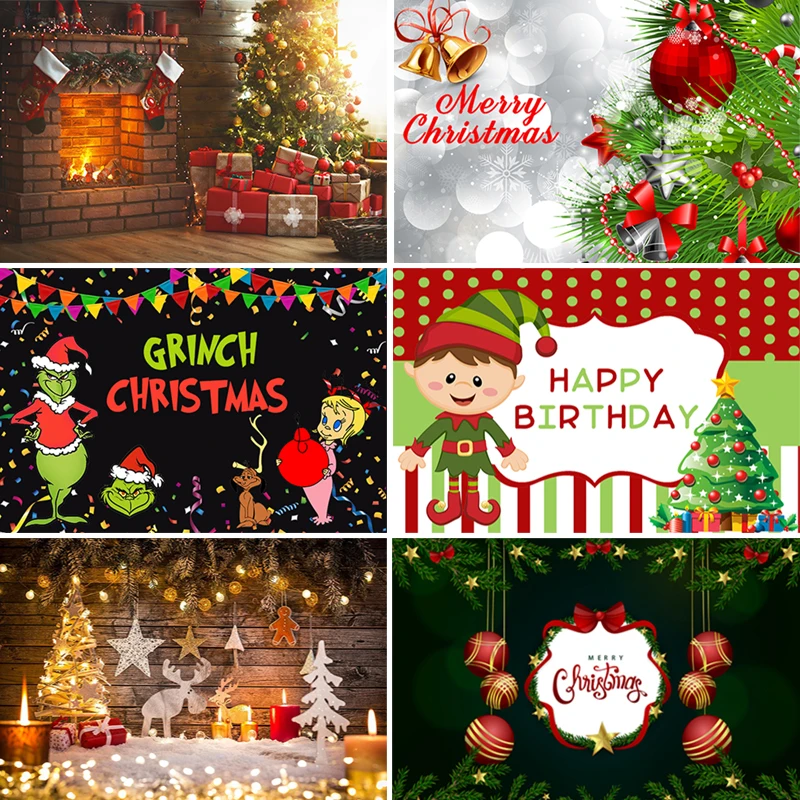 Фотофоны InMemory 11 опций Рождественский день фотография винил полиэстер