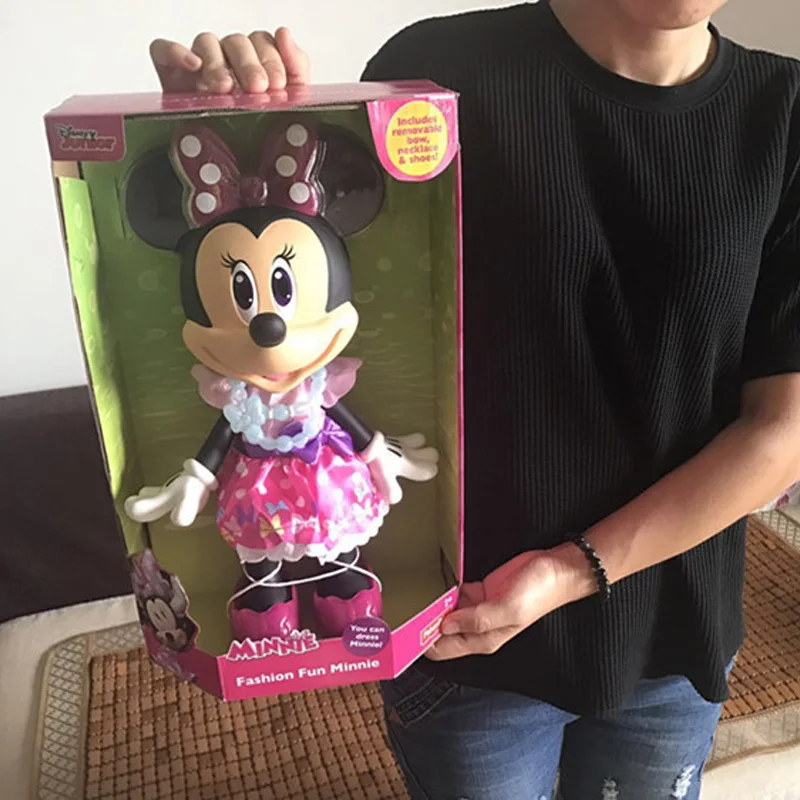 Disney Микки Маус 90 летняя Игрушка Минни кукла большой персонаж девочка одеваются
