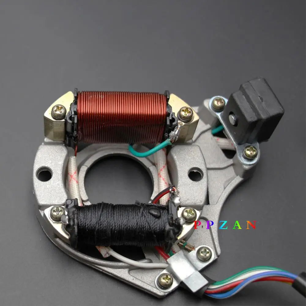 ATV Quad статор Магнитная пластина зажигания для 50CC 70CC 90CC 110CC 125CC китайская 2 катушка