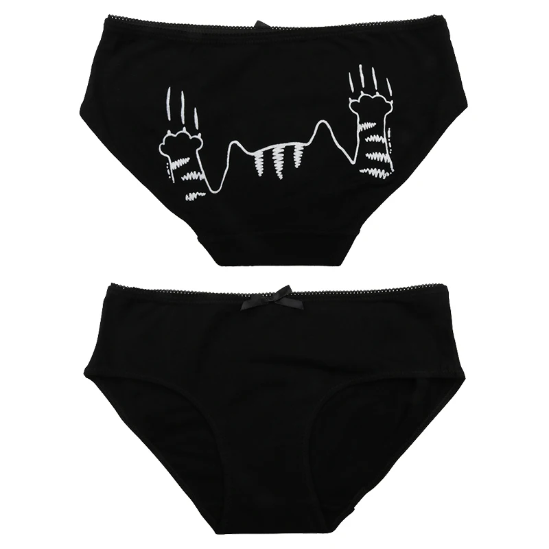 

3Pcs Set Women's Sexy Underwear Cute Cotton Panties Briefs For Girl Ladies lingerie Cartoon Girls Pink Pantys Underpants Thongs