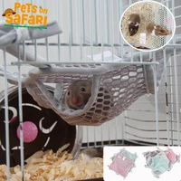double layer mesh hamster house toys summer breathable portable rat hammock sugar glider squirrel bed nest small pet supplies
