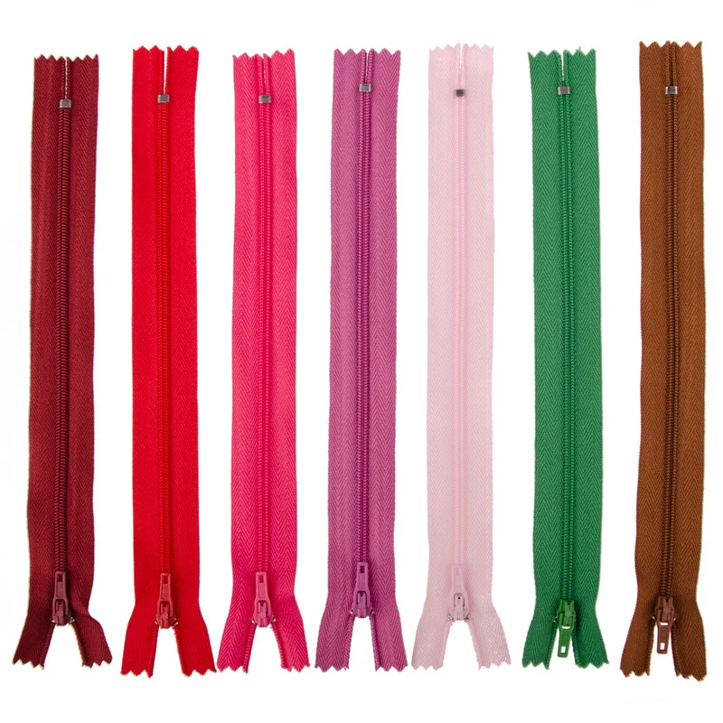 

10pcs Closed Nylon Coil Zippers Tailor Sewing Craft (8 Inch) 20CM Crafter's &FGDQRS (Color U PICK)