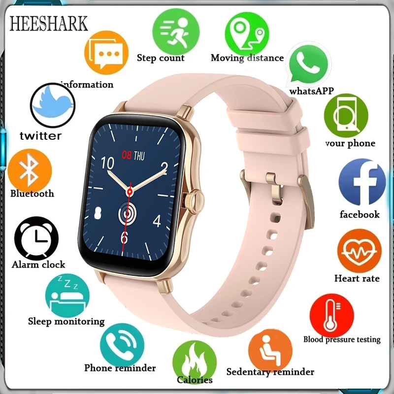 

P8 Plus Smart Watch Men Women smartwatches Sports Fitness Tracker IPX7 Waterproof LED Full Touch Screen suitable For Android ios