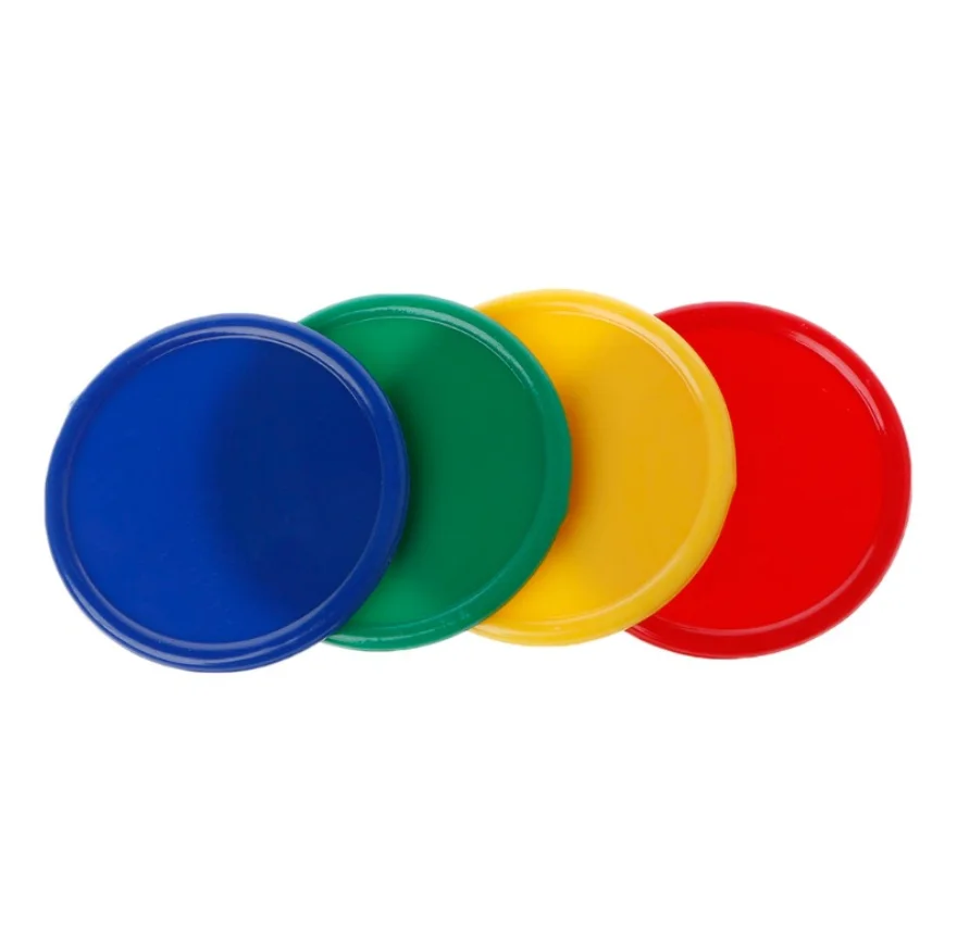 

40PCS ABS Teaching Chips Non-numerical Poker Plastic Arithmetic Education Round Chips Board Game and Other Games Accessories