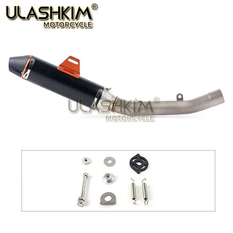 Мотоцикл Полная система глушитель Модифицированная средняя звеньевая труба без