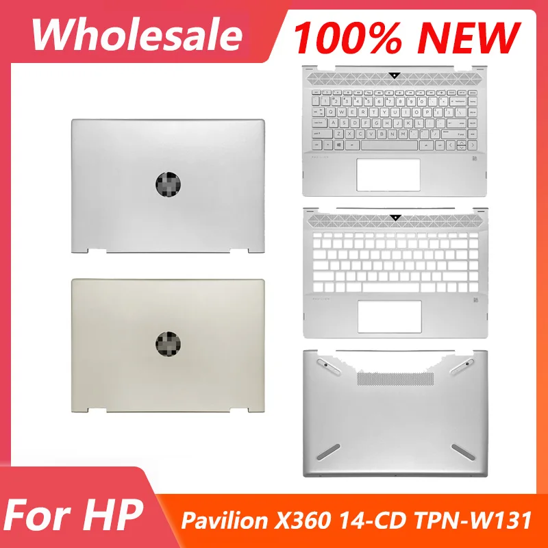 

Новинка для ноутбука HP Pavilion X360 14-CD 14-CD005NS, задняя крышка для ноутбука, подставка для рук, нижняя крышка клавиатуры, искусственная кожа, не каса...
