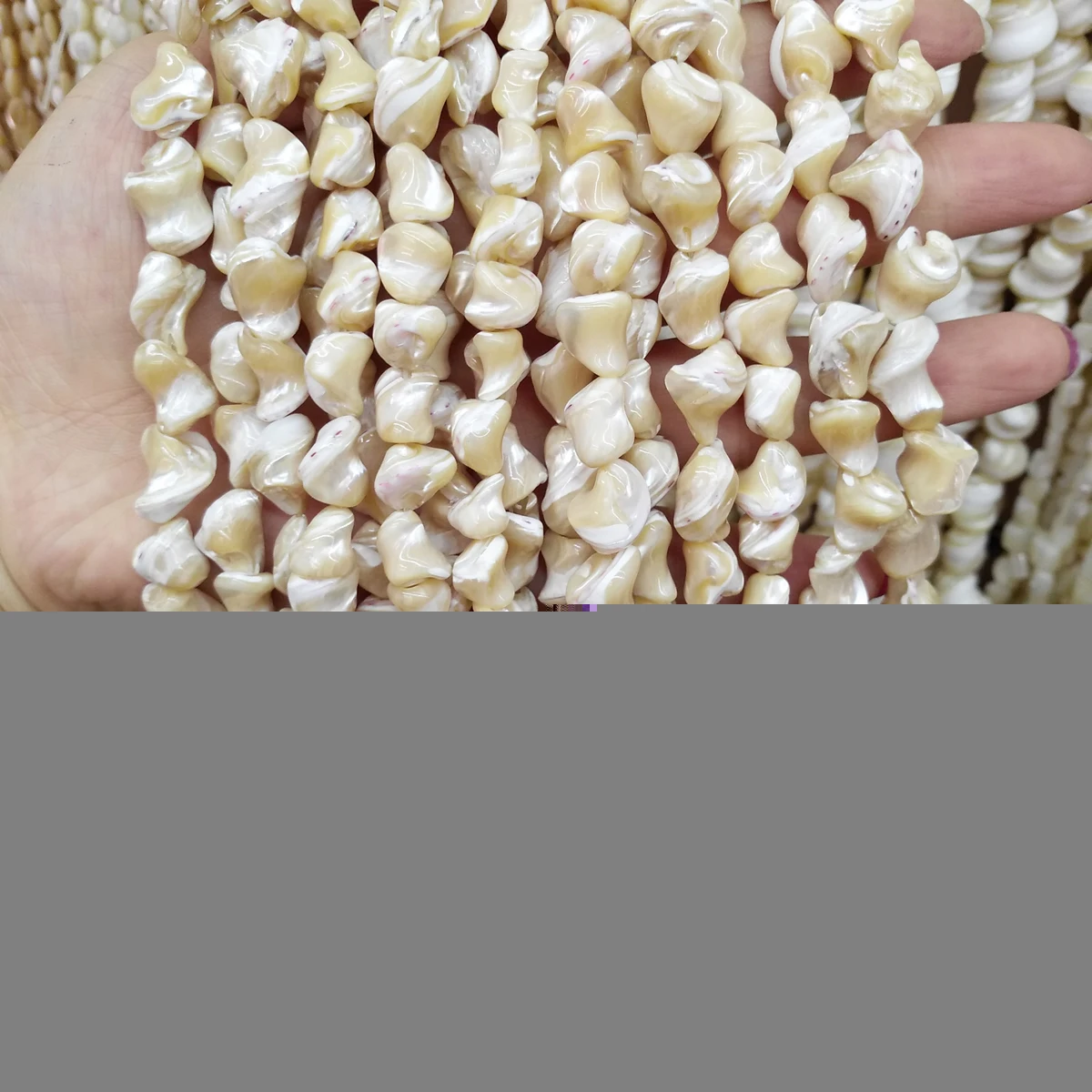 _ Бусины в виде ракушек бусины из белого камня изготовленные ювелирные изделия 15 5