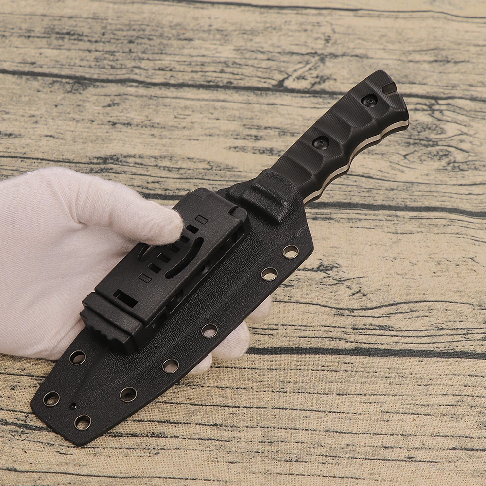 Острый прямой нож высокой твердости портативный инструмент для выживания в