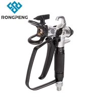 rongpeng high pressure airless spray gun 821 with 517 tip and tip guard for airless paint sprayer machine