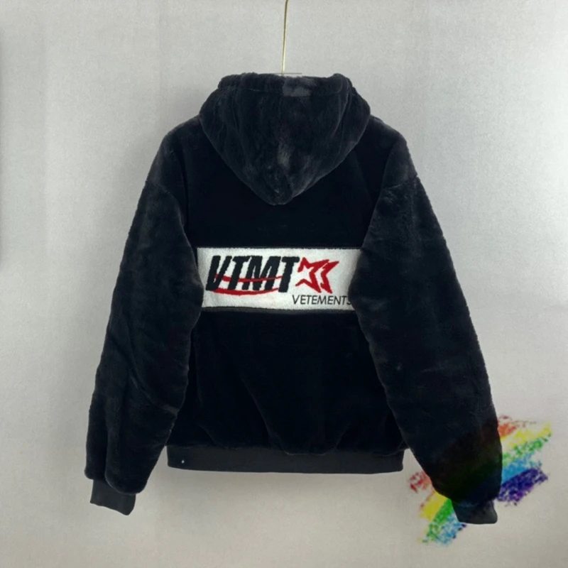 

2021FW Lamb Velvet VETEMENTS Hooded Jacket Men Women High Quality Heavy Fabric Stylish Warm Jackets