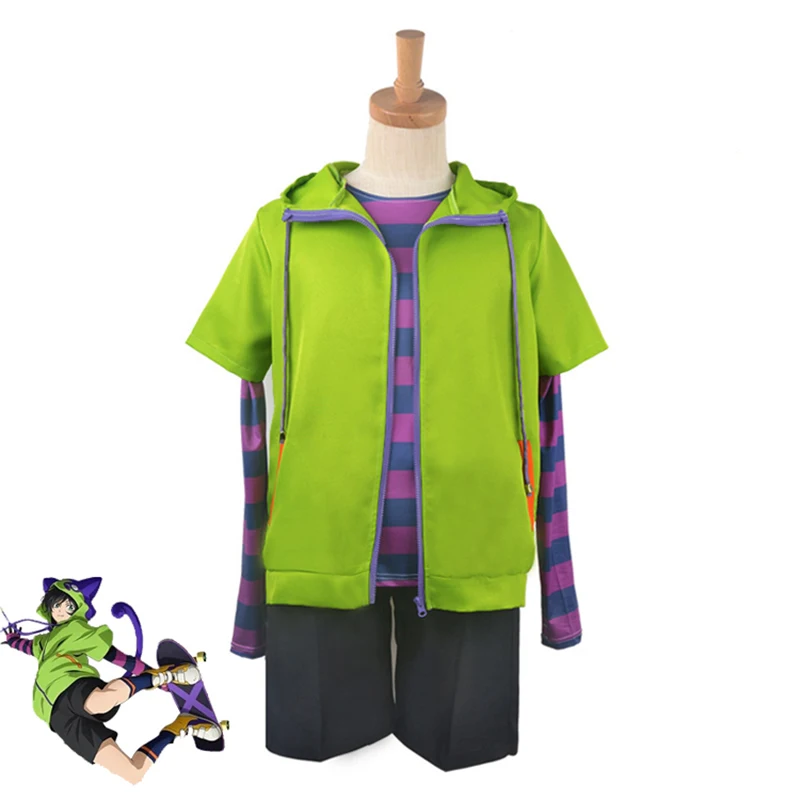 

Аниме игра SK8 Бесконечность Мия Косплей Костюм Ежедневное ношение Толстовка форменная + брюки Хэллоуин вечеринка наряд для женщин мужчин