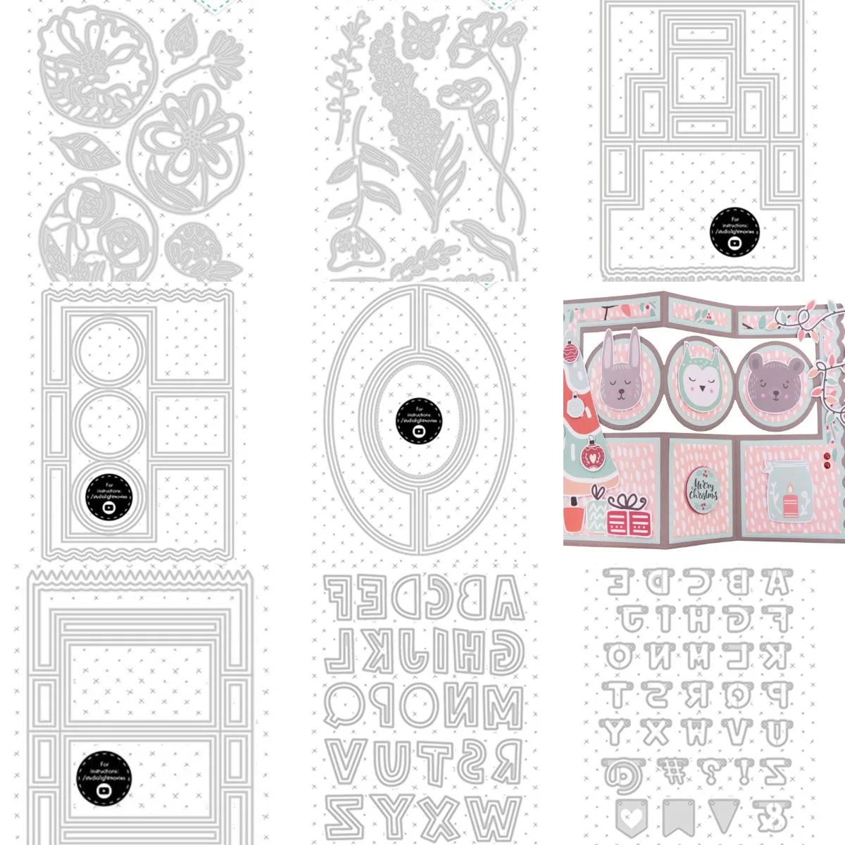 

Essentials Dies - Long Flowers Metal Cutting Dies Cut Die 2021 New Arrival Mold Decoration Scrapbook Paper Craft Knife Mould Hot