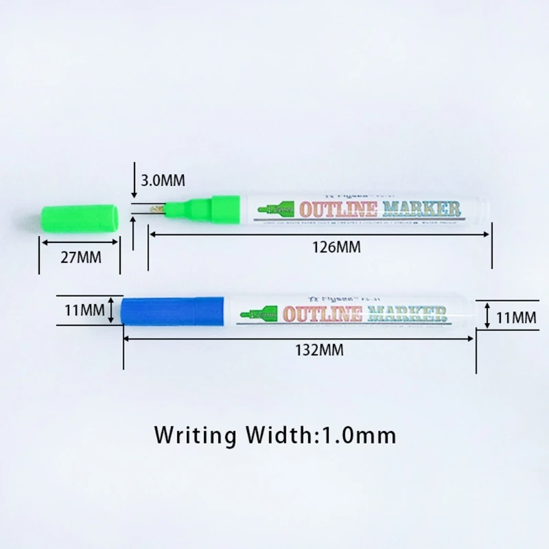 Эпоксидная смола 18 цветов Волшебная Мерцающая краска ручка для рисования